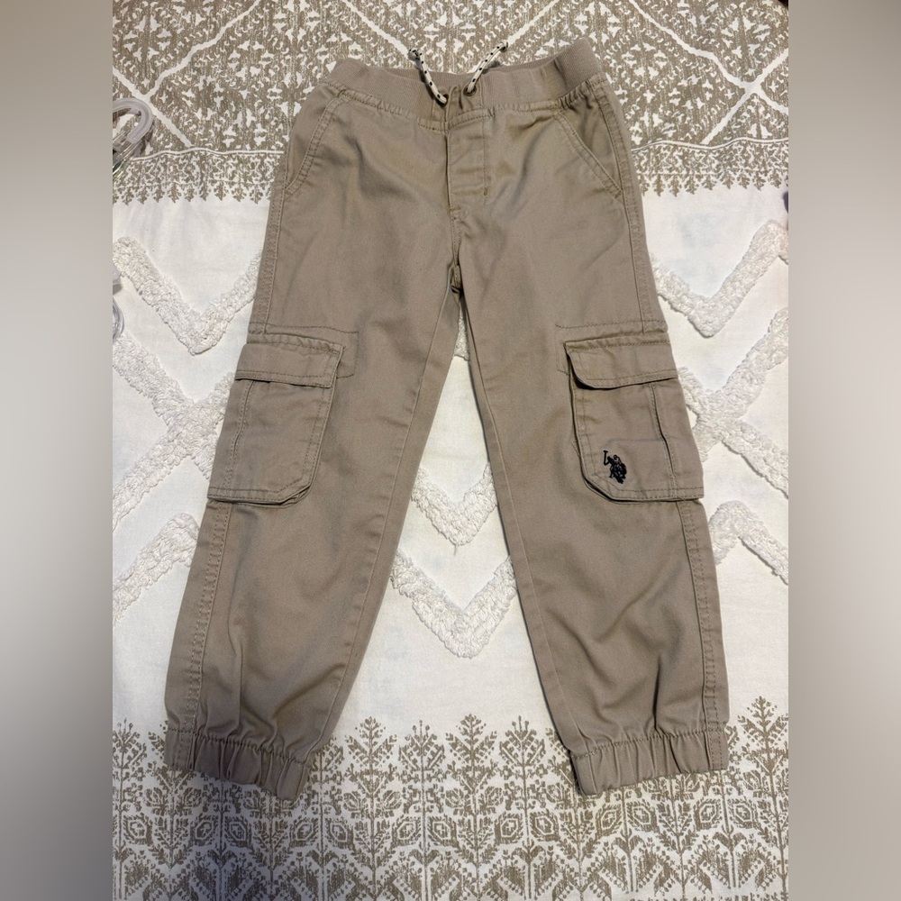 U.S. Polo Assn. Kids Tan Cargo Pants